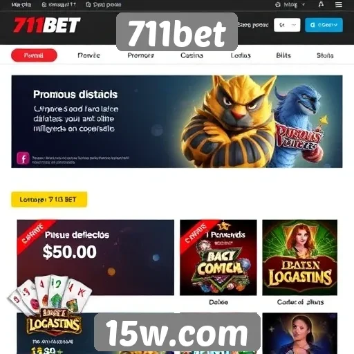 Promoções e bônus atraentes do site 711bet