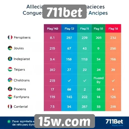 Comparação entre 711bet e concorrentes